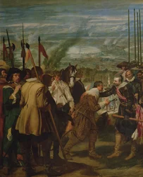 A bredai kapituláció, 1625, 1635 körüli olaj, vászon, részlet a 30730-ról